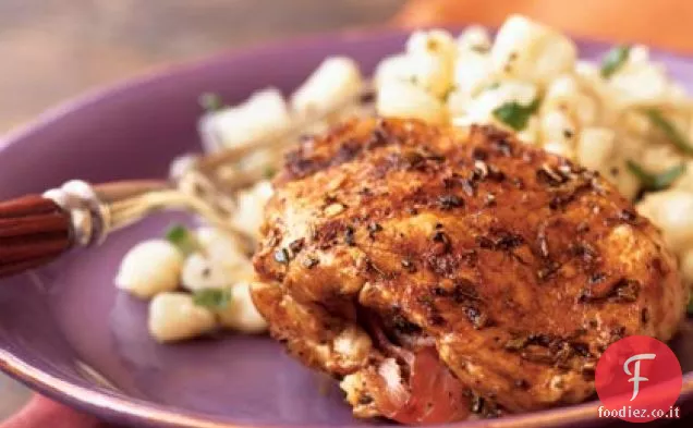 Prugna e Prosciutto alla griglia-Braciole di maiale ripiene