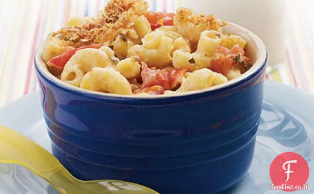 Mac e Formaggio con Pomodori arrostiti