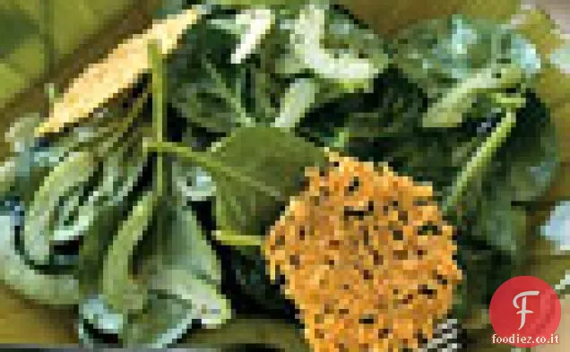 Insalata di spinaci e sedano con Vinaigrette al limone