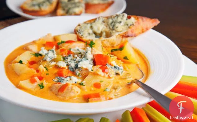 Zuppa di pollo di bufalo