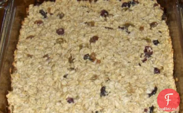 Barrette fruttate di muesli