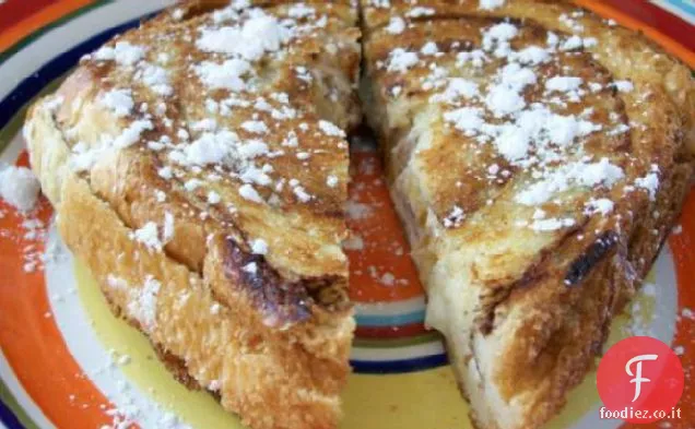 Deliziosa colazione formaggio alla griglia