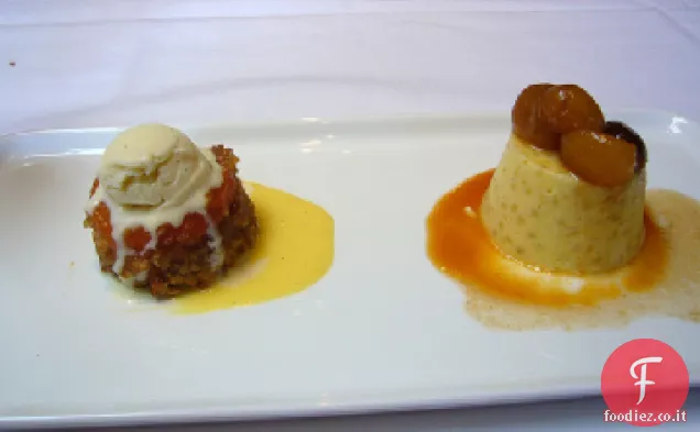 Crumble di bacche fresche di albicocca