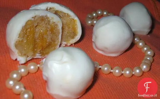 Perle di albicocca e cocco