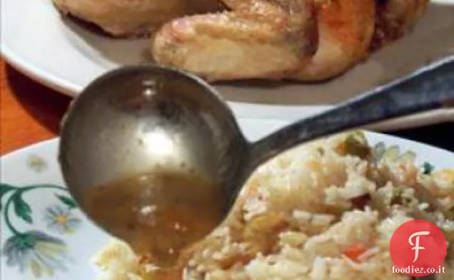 Arancione Sei contento di aver fatto questo pollo arrosto?