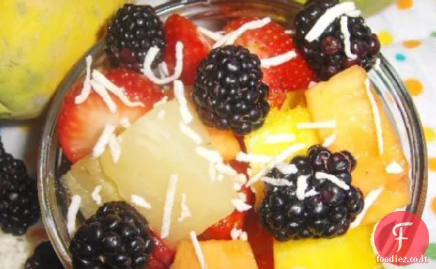 Insalata di frutta al cocco
