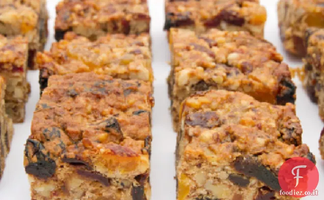 Barrette di torta alla frutta