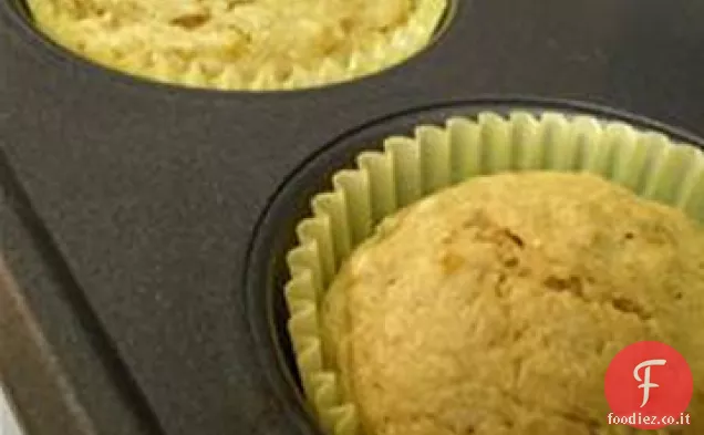 Muffin di farina d'avena all'albicocca