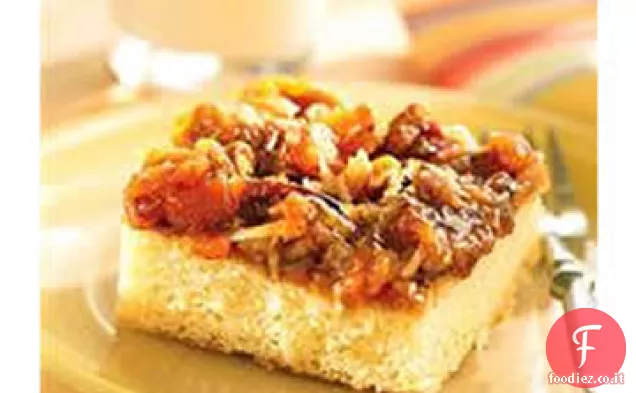Torta Brunch al caramello all'albicocca
