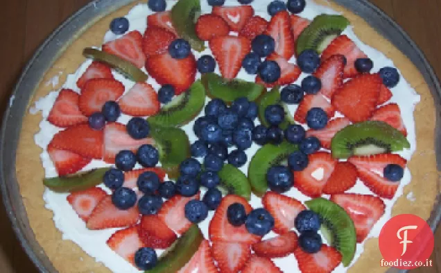 Pizza di frutta fresca