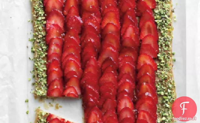 Crostata di fragole e Pistacchi