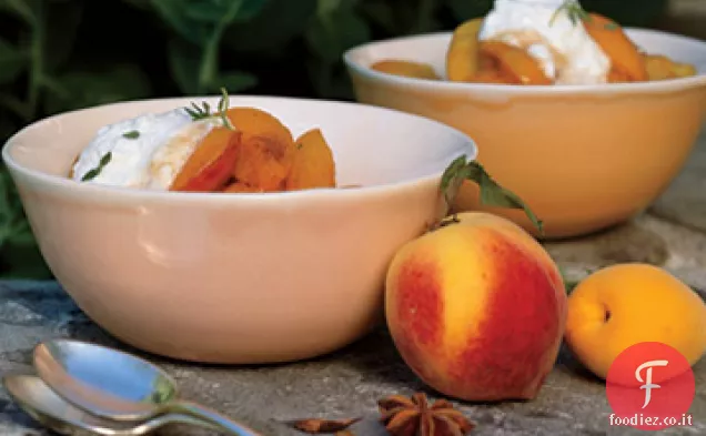 Insalata di frutta calda di pietra