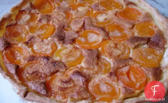 Crostata all'albicocca in stile francese