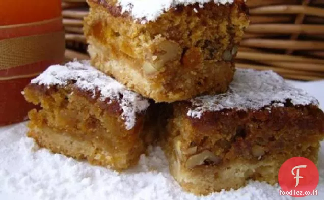 Barrette di Albicocche con Crosta di pasta frolla