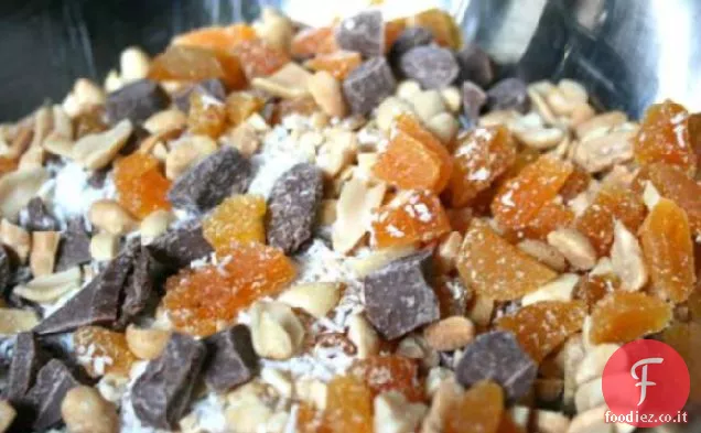 Barrette Decadence di Mandorle, Albicocche e Cioccolato Bianco (Mix di biscotti)