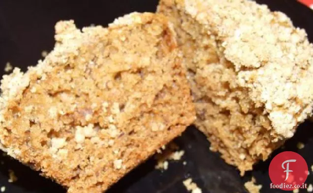 Muffin alla banana e Mandorle di Kittencal con Streusel di mandorle