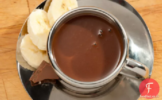 Banana Ricetta cioccolata calda