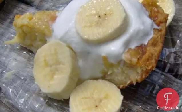 Torta di cocco alla banana