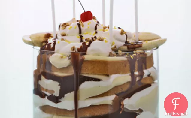 Torta di banana Split