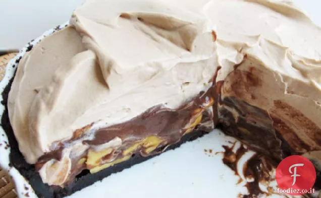 Torta di crema di cioccolato malto Banana