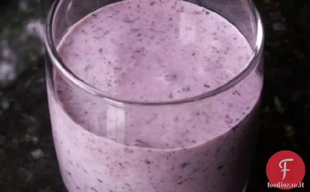 Frullato di Banana Mirtillo