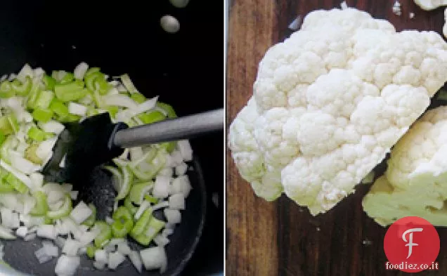 Abbondante zuppa di cavolfiore