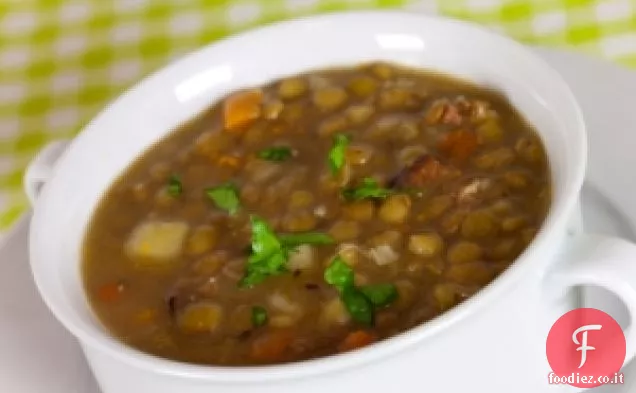 Zuppa di lenticchie al limone di Ellie Krieger