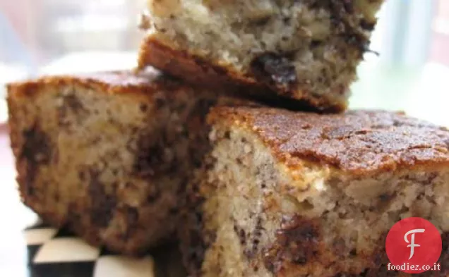Torta al cioccolato alla banana