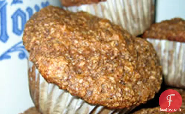 Muffin di crusca di banana
