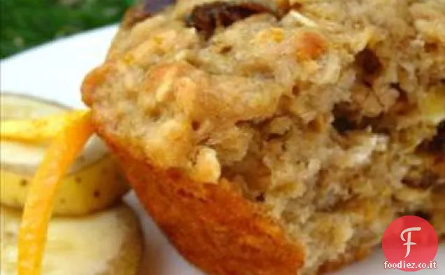 Muffin alla banana e arancia