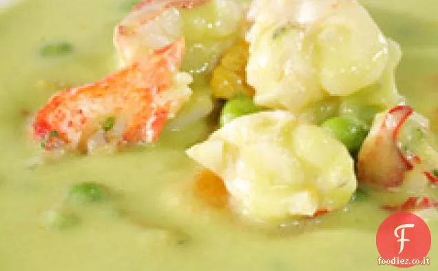 Zuppa di piselli inglese coniata