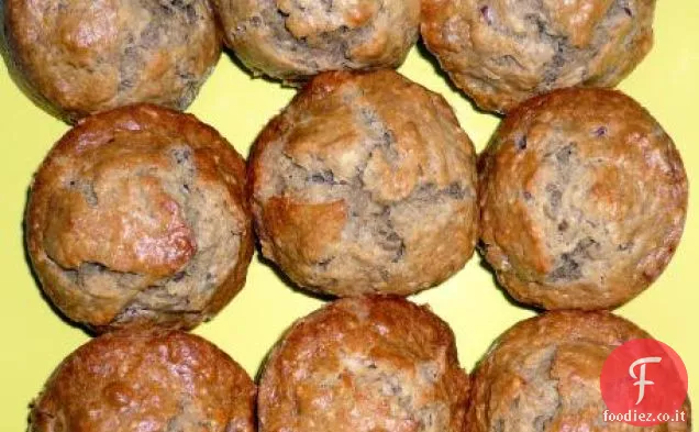 Muffin alla banana e noce