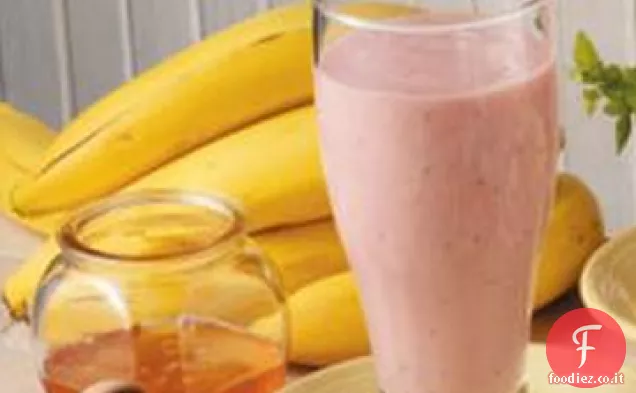 Frullati di banana alla bacca