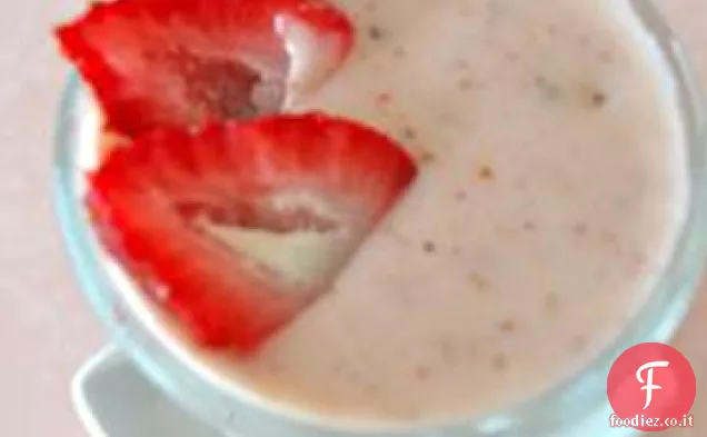 Frullato di banana alla fragola