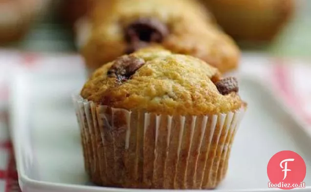 Muffin al cioccolato alla banana