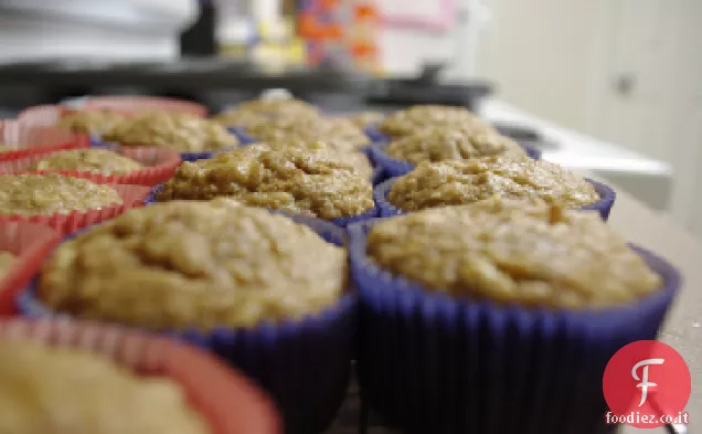 Muffin di farina d'avena istantanei alla banana