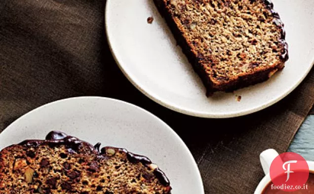 Pane alla banana-Cioccolato-Noci