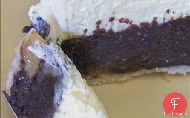 Torta di banana al cioccolato ricca