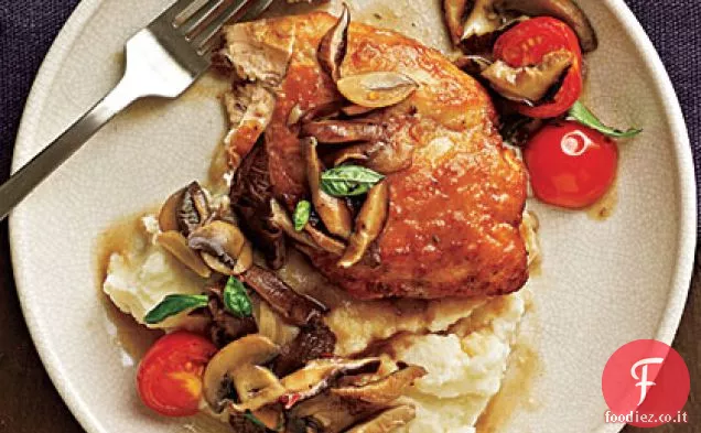 Pollo e Funghi con salsa al Marsala