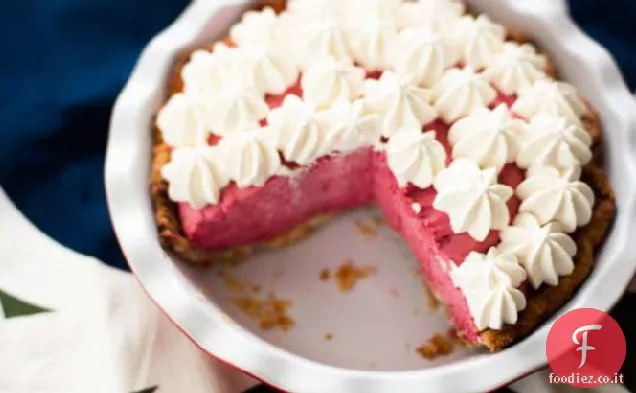 Torta di mousse di lamponi
