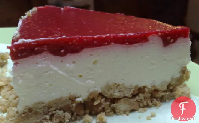 Cheesecake al lampone vegano