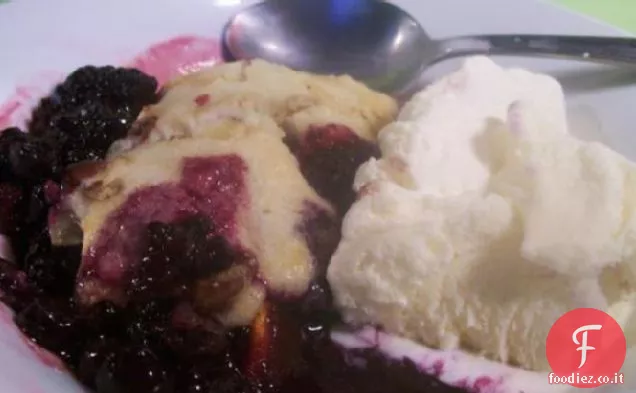 Ciabattino di frutti di bosco e Pesche con Confetti