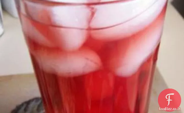 Tè alla menta al lampone