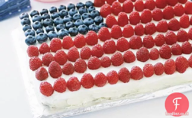 Grande vecchia torta Bandiera