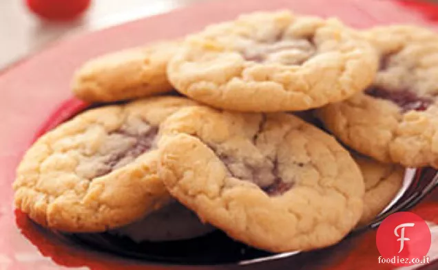 Biscotti al cocco al lampone