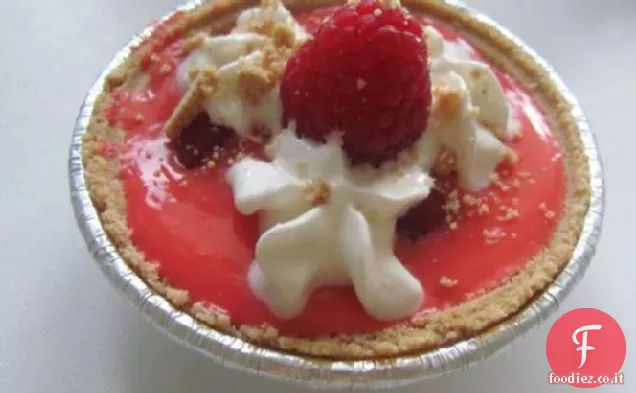 Torta di lamponi con crosta di avena