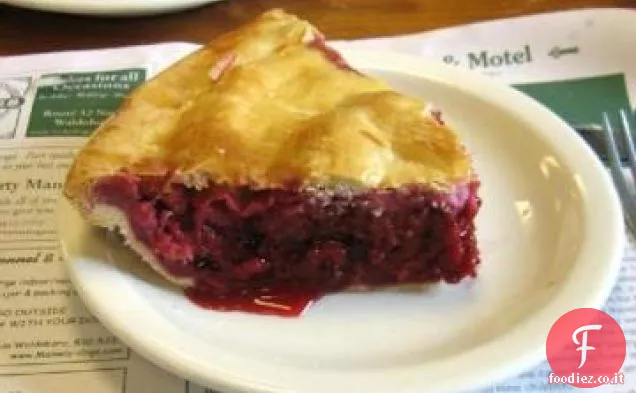 Torta di lamponi e mirtilli