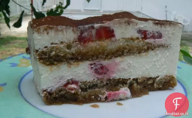 Tiramisù alla fragola (per quelli in Grecia)