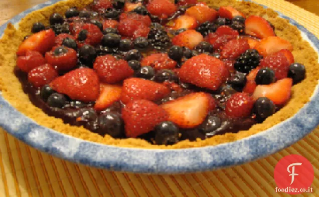 Torta di bacche estive
