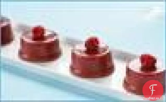 Flan al cioccolato e Lampone